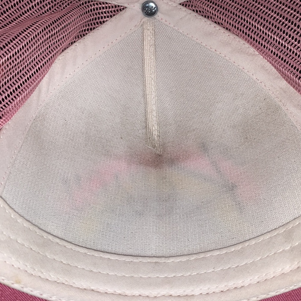 The Classics Yupoong Trucker Hat Womens Adjustable Kelsey Spray Painted Snapback - Picture 15 of 16
